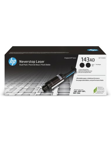 TONER HP KIT RECARGA 143AD NEGRO 2500 pag. PACK 2 ud.