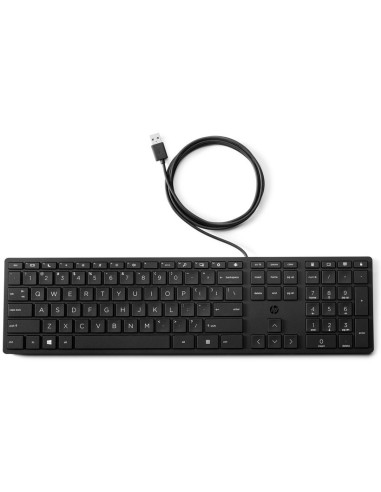 TECLADO HP 320K USB CON CABLE DE 180cm.