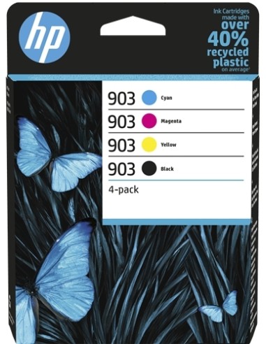 PACK 4 CARTUCHOS HP 903 CMYK