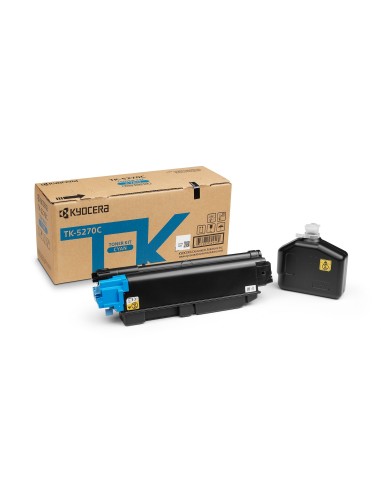 TONER KYOCERA MITA TK5270C CIAN 6000 pág.