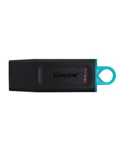 PENDRIVE USB KINGSTON 64GB 3.2 DATA TRAVELER EXODIA NEGR/AZU