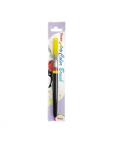 PINCEL COLOR BRUSH AMARILLO PENTEL ARTS **PRECIO LIQUIDACIÓN