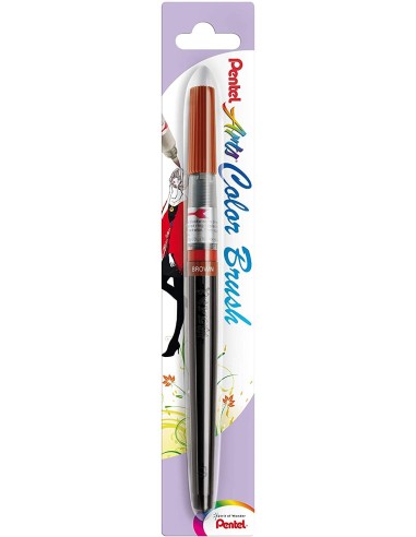 PINCEL COLOR BRUSH MARRÓN PENTEL ARTS **PRECIO LIQUIDACIÓN