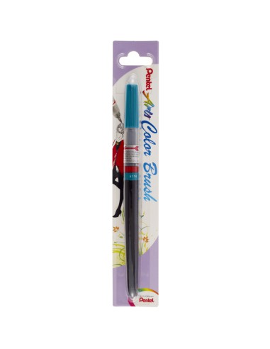 PINCEL COLOR BRUSH TURQUESA PENTEL ARTS **PRECIO LIQUIDACIÓN