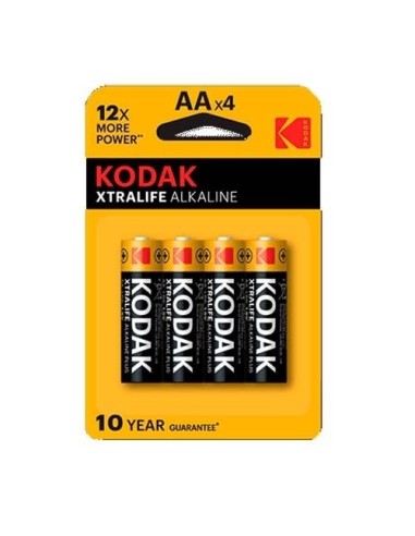 PILAS ALCALINA KODAK AA LR6 BLISTER 4UD