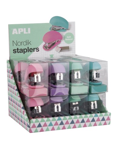 GRAPADORA NORDIK STAPLERS COLORES PASTEL APLI