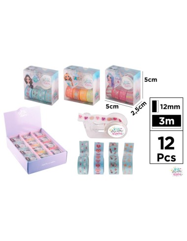 SET WASHI TAPES COLORES BIG DREAM GIRLS MP