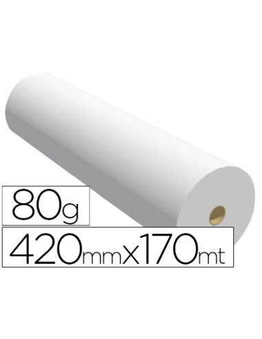 PAPEL REPROGRAFIA PPC PARA PLANOS 420 MM X 170 MT DE 80 GR