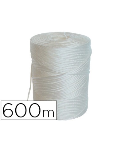 CUERDA RAFIA BLANCA ROLLO 600 METROS BLANCO