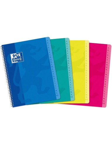 CUADERNO OXFORD INDEX A5 180H 90GR