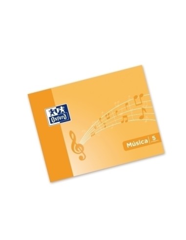 CUADERNO DE MUSICA OXFORD A5 APAISADO 10H 90GR 5 PENTAGRAMAS