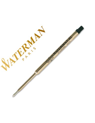 RECAMBIO BOLÍGRAFO WATERMAN 53425 NEGRO TRAZO 0,7 MM