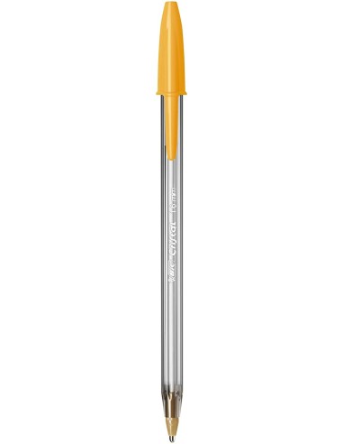 BOLIGRAFO BIC CRISTAL FUN NARANJA 1,6 MM