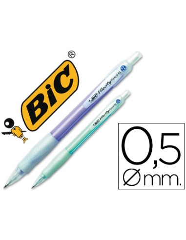 PORTAMINAS BIC VELOCITY 0,5 MM CON GOMA ESPECIAL GRAFITO