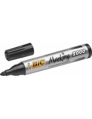 ROTULADOR BIC PERMANENTE CÓNICO NEGRO.