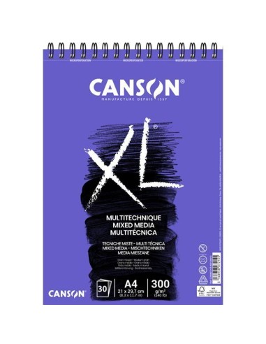 ALBUM MIX MEDXL 30H A4 300GR MULTITÉCNICA CANSON