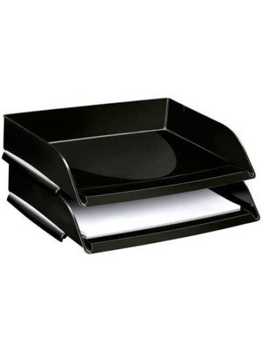 BANDEJA SOBREMESA CEP PLÁSTICO NEGRO 351X260X69MM POLIESTIRE