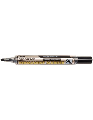 MARCADOR PERMANENTE PENTEL MAXIFLO NF50 NEGRO