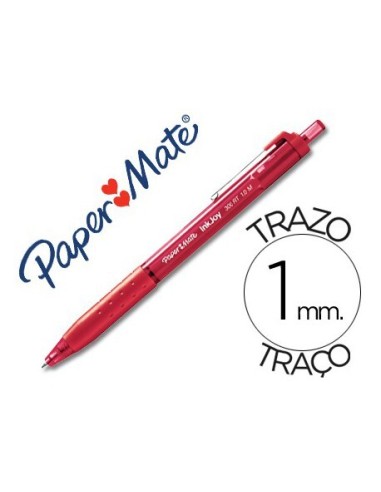 BOLÍGRAFO RETRÁCTIL PAPER MATE INKJOY DE ACEITE DE 1MM