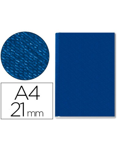 TAPA DE ENCUADERNACIÓN LEITZ RÍGIDA COLOR AZUL 21 MM