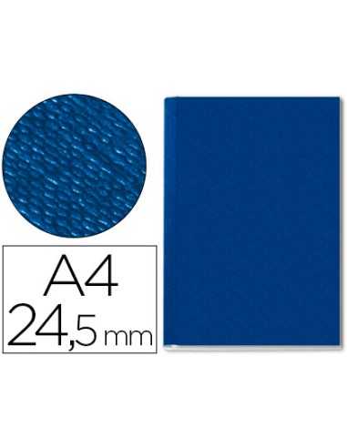 TAPA DE ENCUADERNACIÓN LEITZ RÍGIDA COLOR AZUL 24,5 MM