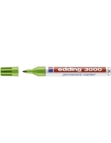 ROTULADOR PERMANENTE EDDING 3000 VERDE CLARO