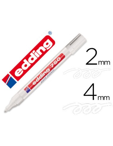 ROTULADOR EDDING 750 BLANCO