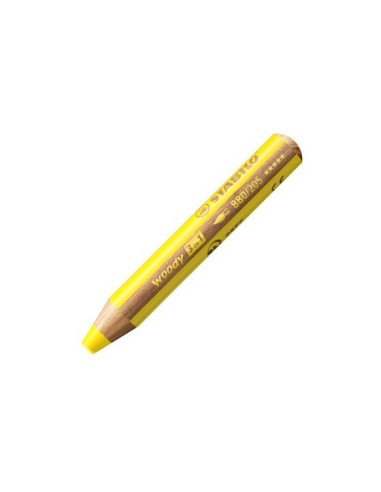 LAPIZ COLOR STABILO WOODY 3EN1 AMARILLO