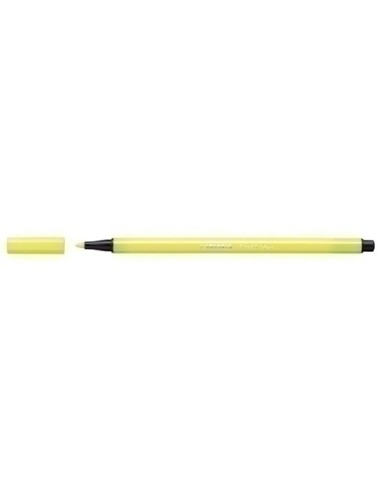 ROTULADOR STABILO PEN68 AMARILLO FLUOR