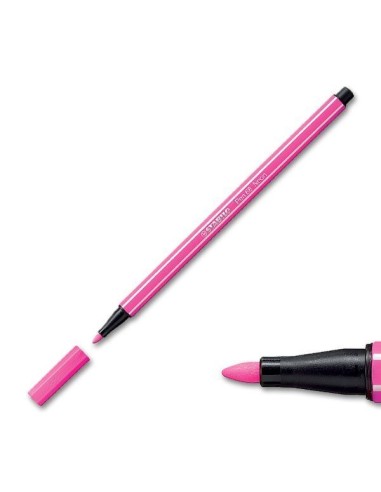 ROTULADOR STABILO PEN68 ROSA FLUOR 1MM