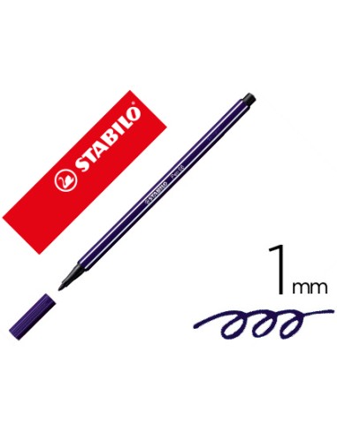 ROTULADOR STABILO PEN68 AZUL PRUSIA 1MM