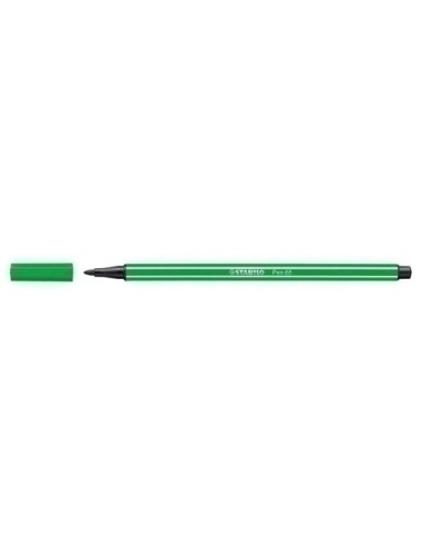 ROTULADOR STABILO PEN68 VERDE ESMERALDA 1MM