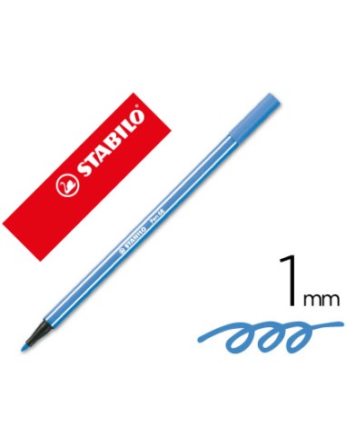 ROTULADOR STABILO PEN68 AZUL OSCURO 1MM