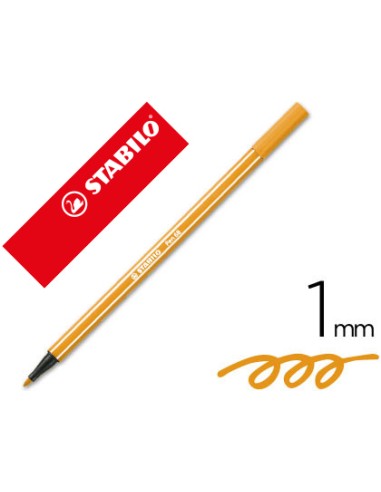 ROTULADOR PEN68 STABILO NARANJA