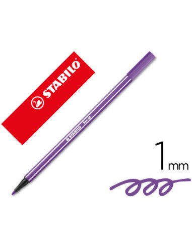 ROTULADOR STABILO PEN 68 VIOLETA 1MM