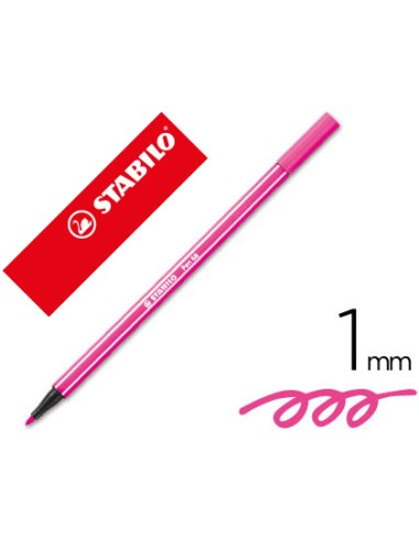 ROTULADOR STABILO PEN 68 ROSA 1MM