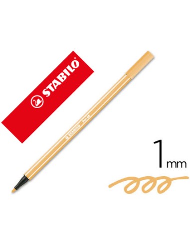 ROTULADOR STABILO PEN 68 OCRE OSCURO 1MM