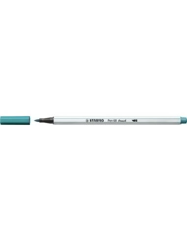 ROTULADOR STABILO PEN68 BRUSH TURQUESA