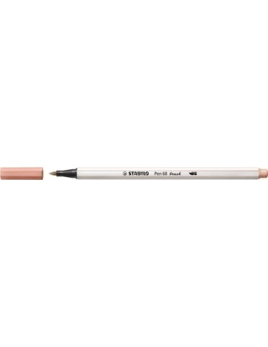 ROTULADOR STABILO PEN68 BRUSH CARNE