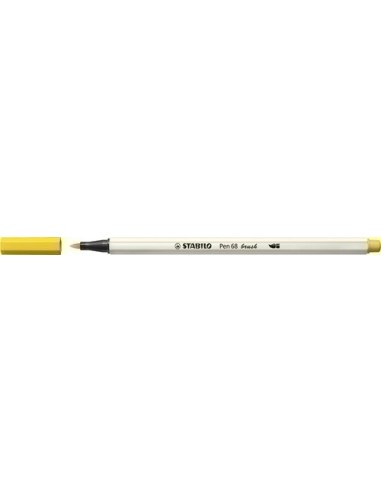 ROTULADOR STABILO PEN 68 BRUSH AMARILLO