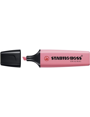 MARCADOR STABILO BOSS PASTEL ROSA CEREZA