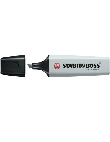 MARCADOR FLUORESCENTE STABILO BOSS GRIS PASTEL