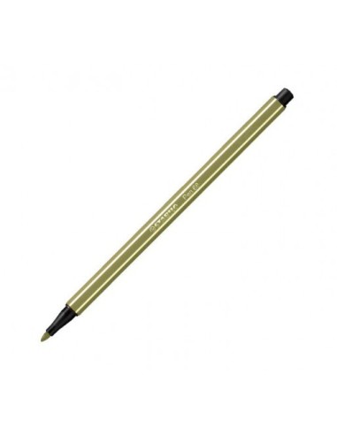 ROTULADOR STABILO PEN 68 VERDE BARRO 1MM