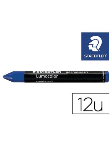 CERA STAEDTLER LUMOCOLOR PERMANENTE AZUL 236