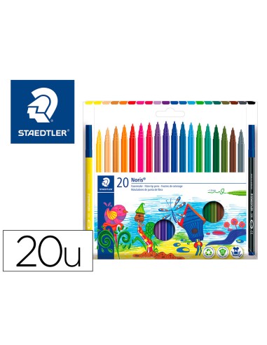 ESTUCHE 20 ROTULADORES STAEDTLER POLYCOLOR NORIS