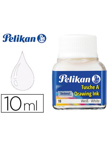 TINTA CHINA PELIKAN BLANCA 10 ML