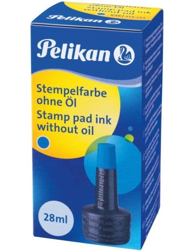 TINTA TAMPÓN PELIKAN AZUL 250ML.