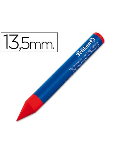 MINAS PELIKAN PARA MARCAR ROJO 13,5mmX120mm caja 12 minas