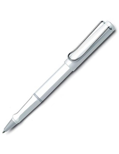 LAMY BOLÍGRAFO ROLLER BALL SAFARI BLANCO 319M TINTA AZUL.