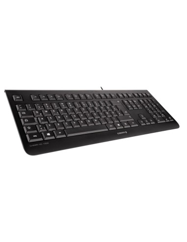 TECLADO CON CABLE CHERRY USB KC1000 NEGRO.